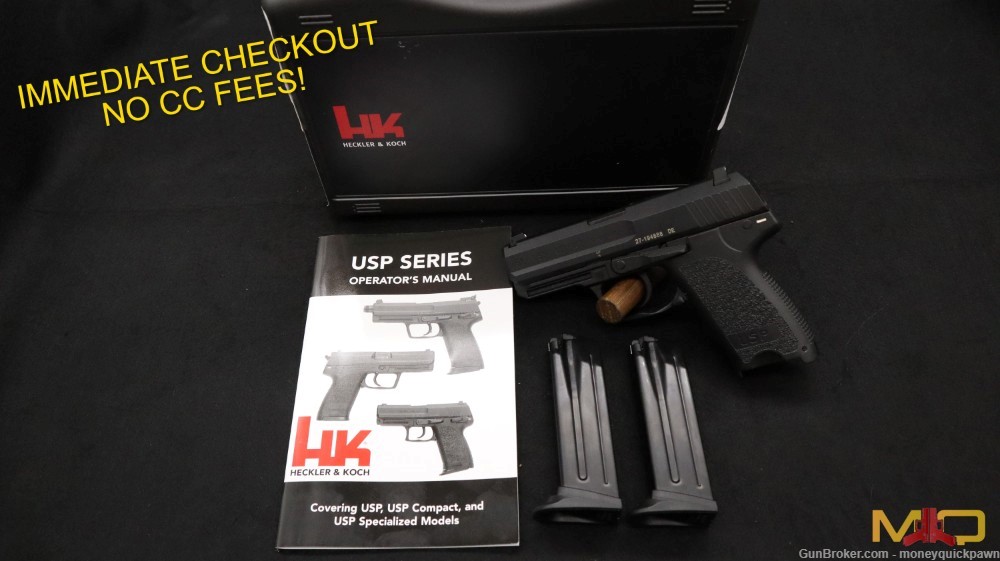 HK USP9 Compact V7 9mm Excellent Condition LEM In Case Penny Start!-img-0
