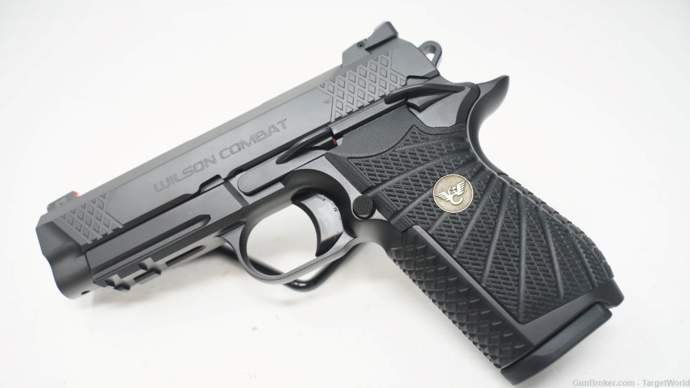 WILSON COMBAT EDC X9 9MM BLACK DLC 15 ROUNDS WITH RAIL (19310)-img-0