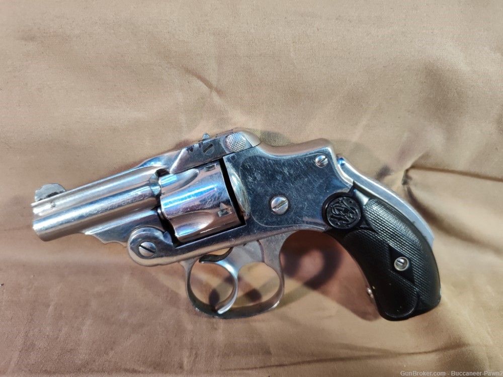 Smith & Wesson Safety Hammerless .32 S&W CTG 2" Barrel Top Break Revolver!-img-0