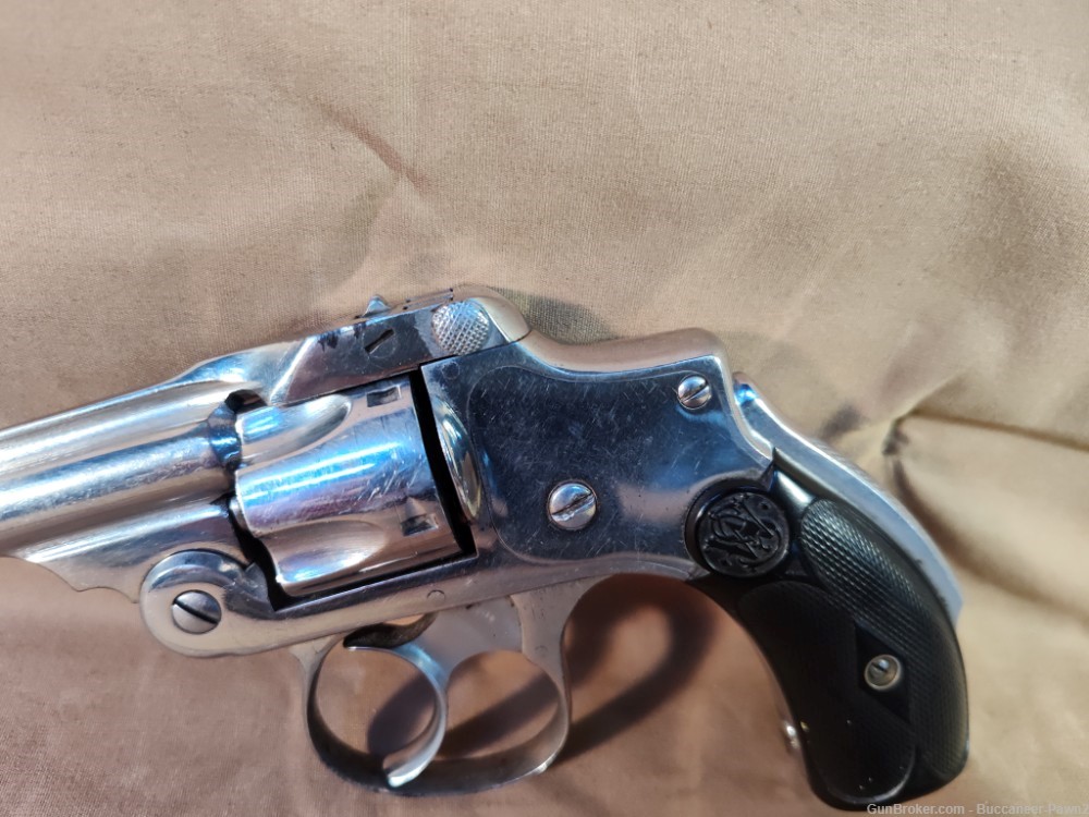 Smith & Wesson Safety Hammerless .32 S&W CTG 2" Barrel Top Break Revolver!-img-5