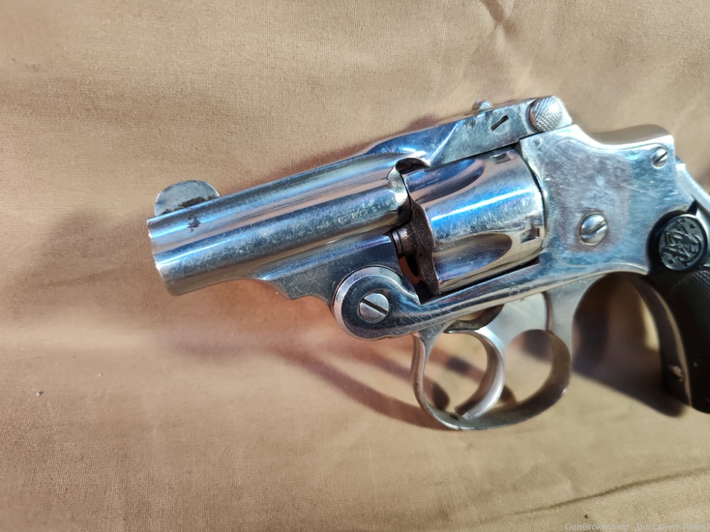 Smith & Wesson Safety Hammerless .32 S&W CTG 2" Barrel Top Break Revolver!-img-1