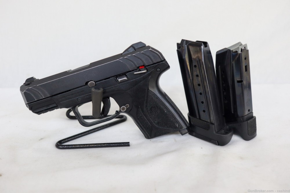 2019 Ruger Model Security-9 9mm 3.42” Compact S.Auo Pistol – Black Polymer -img-0