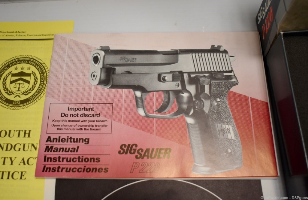 Sig Sauer P228 9mm Semi-Auto Pistol - Made in West Germany - Circa 1993-img-50