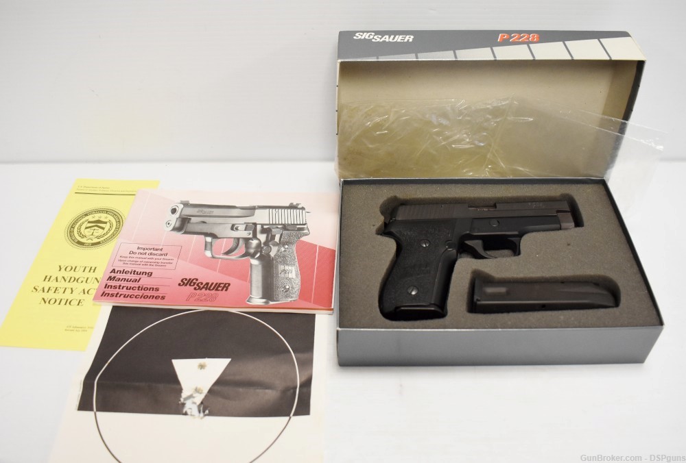 Sig Sauer P228 9mm Semi-Auto Pistol - Made in West Germany - Circa 1993-img-1