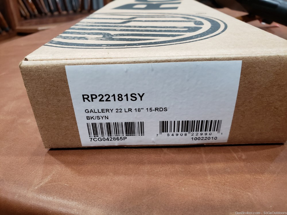 Rossi Gallery 22 LR Pump-Action Rifle Polymer 18" RP22181SY NO RESERVE-img-2