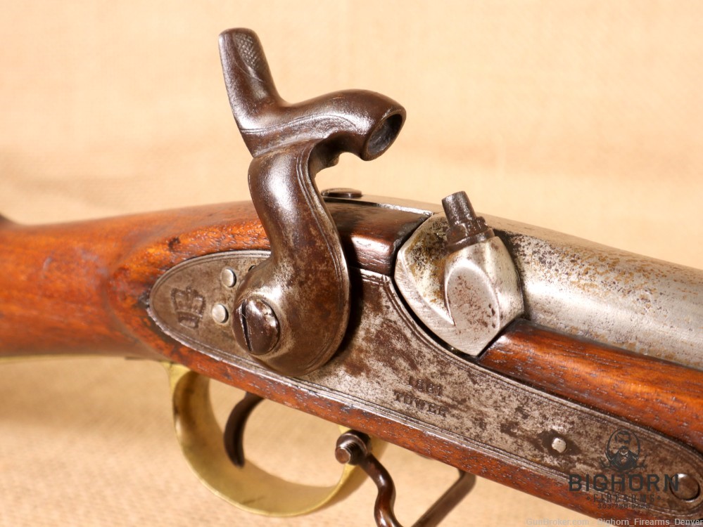 Antique, Civil War, Model 1853 Tower Enfield Percussion Musket *Dated 1861 -img-55