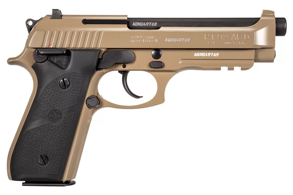 Taurus PT92  FDE Hogue 9mm 5in 2-17Rd Mags 1-920159-17-img-0