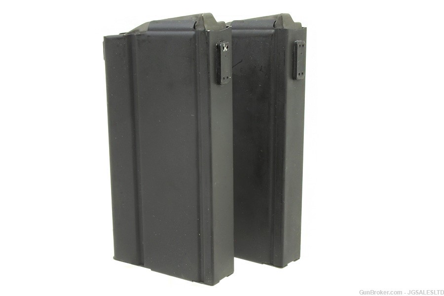 Two M1A Springfield USGI 20rd Mags, Borg-Warner BRW-SI Magazines, Unissued-img-2