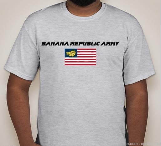 PENNY AUCTION Banana Republic Army T-Shirt-img-0