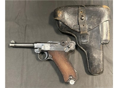 1938 Pre-WW2 German P-08 Luger S/42 (Mauser) w/ Holster