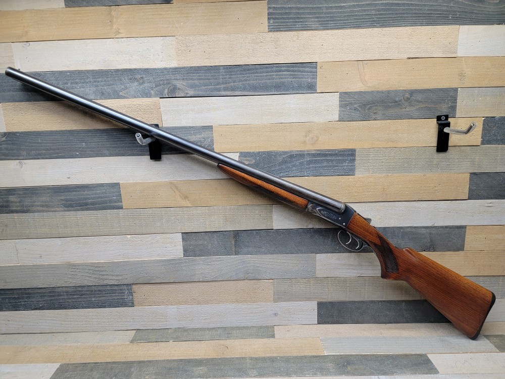 AH Fox Savage Model B 12 Ga SxS Shotgun *Cracked Stock*-img-0