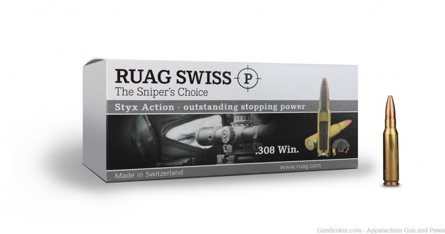 Ruag Ammotec USA .308 Winchester SWISS P Styx Action-img-0