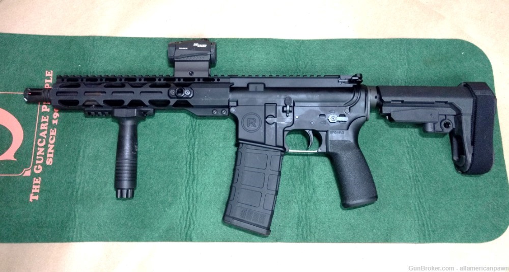 Radical Firearms 10.5" 5.56 AR pistol with 10" RPR, Sig Romeo5 + Brace -img-0