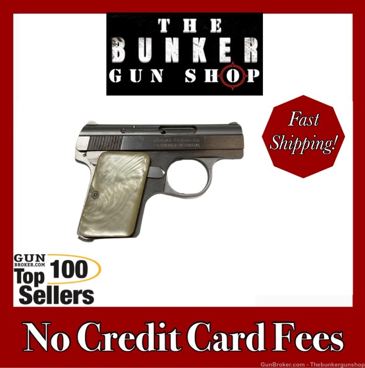 PARTS ONLY! BAUER AUTOMATIC PISTOL .25 ACP GUNSMITH SPECIAL $.01-img-0