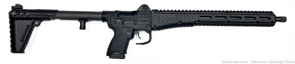 Keltec Sub 2000 Gen3 (S2K9-GLK) 16.15" 9mm 15Rd Rifle Folding Stock - Black-img-1