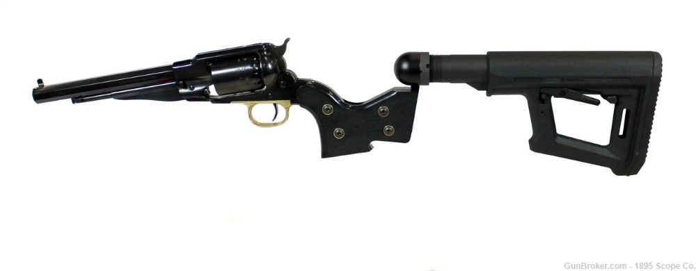 1858 Remington Black Powder Revolver Shoulder Stock - Pietta-img-0