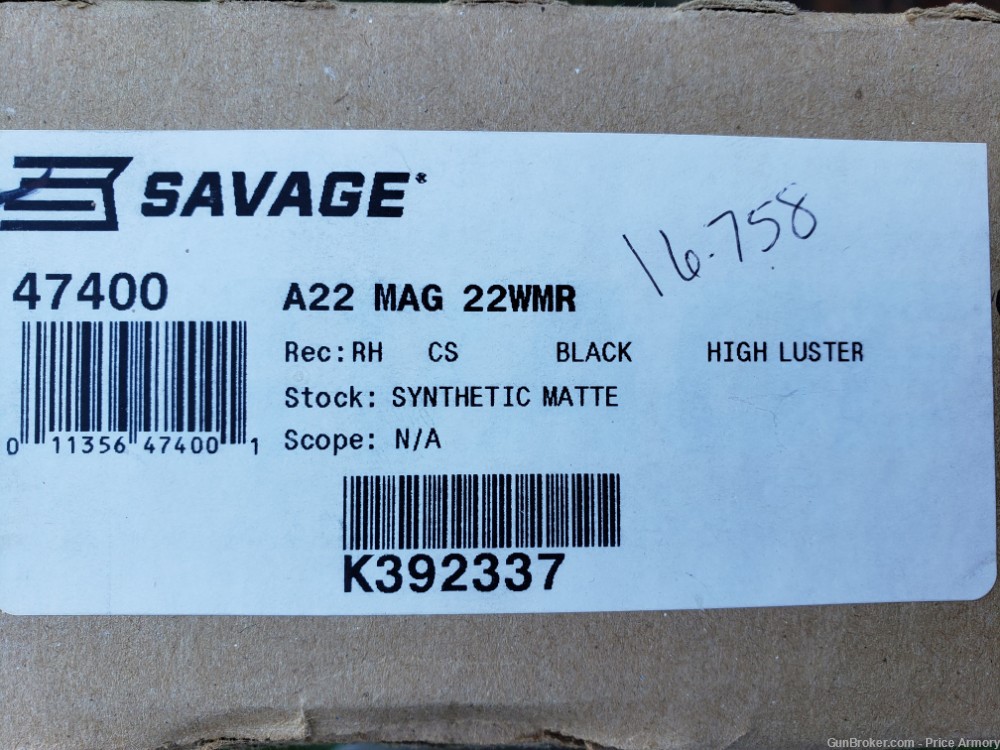 Savage A22 Magnum .22WMR 22" bbl *ORIGINAL BOX* EXCELLENT*-img-61