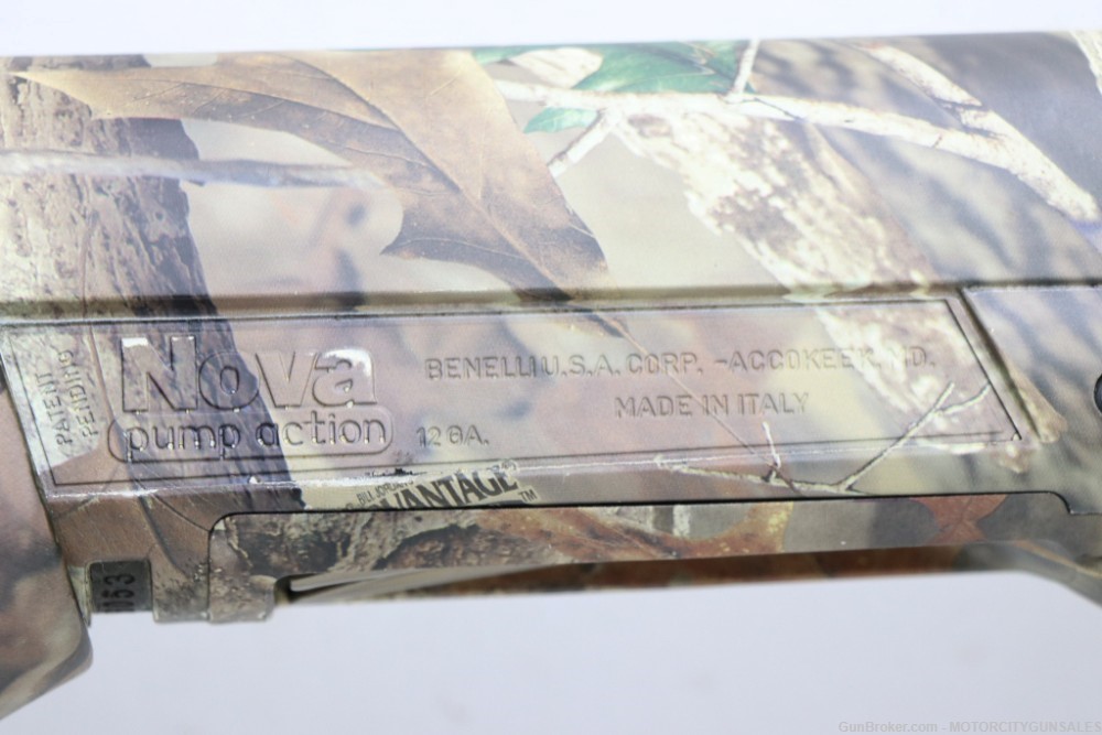 Benelli Nova (Camo) 12GA Pump-Action Pump-Action Shotgun 26"-img-12