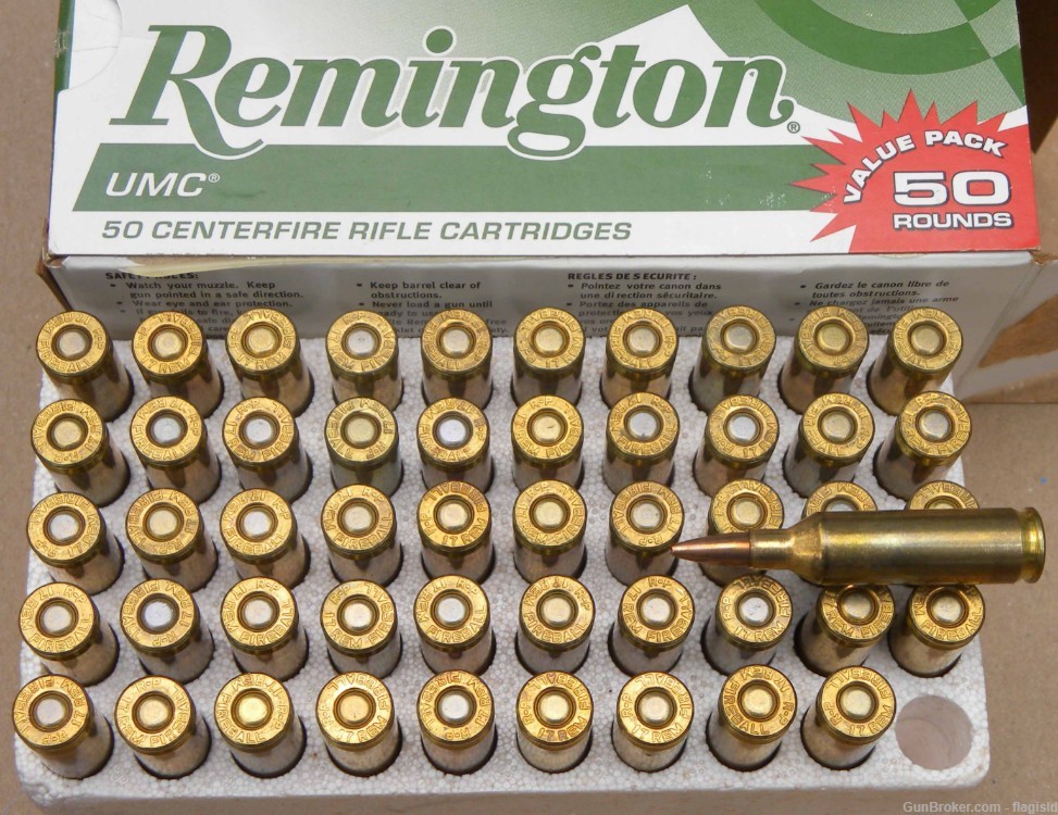 Full 50 Rd Box of Remington 17 Rem Fireball 25 Gr JHP Bullets-img-1