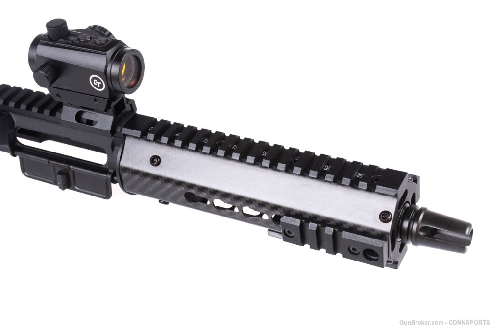 AR15 Pistol Upper 7.5" .300 Blackout 7" KeyMod Rail w/Crimson Trace Red Dot-img-4