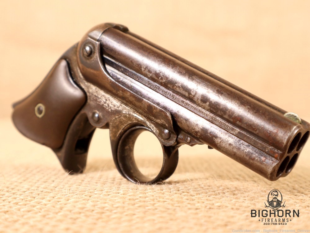 Remington Elliot Four Barrel Pepperbox Derringer, Ring Trigger, .32 Cal.-img-22