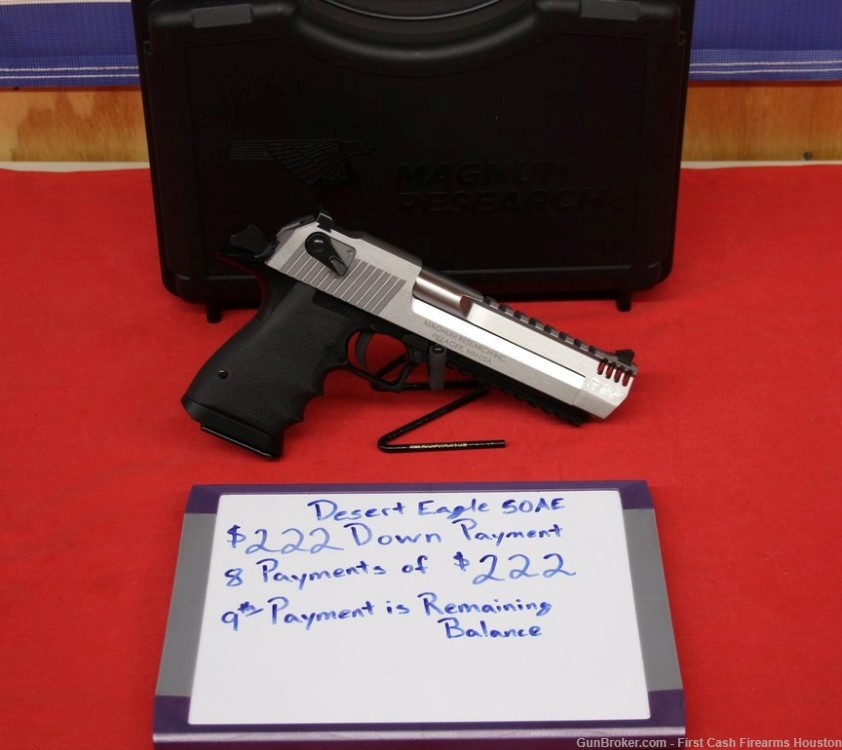 Magnum Research, Desert Eagle, 50 ae, New, LAYAWAY TODAY Up to 270 Days-img-1