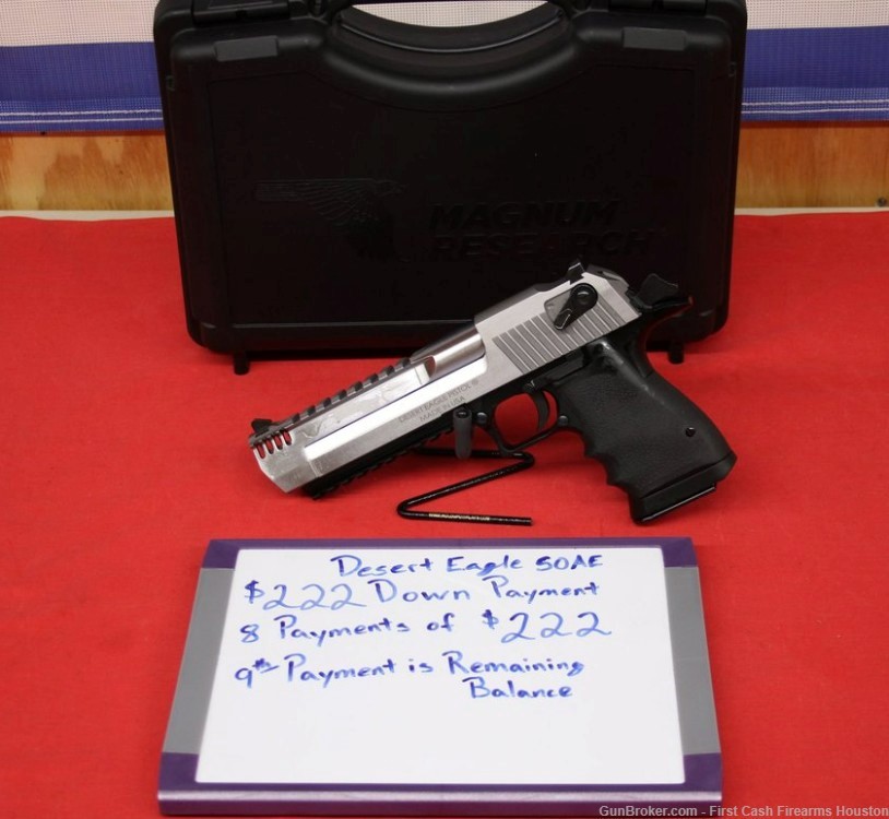 Magnum Research, Desert Eagle, 50 ae, New, LAYAWAY TODAY Up to 270 Days-img-0
