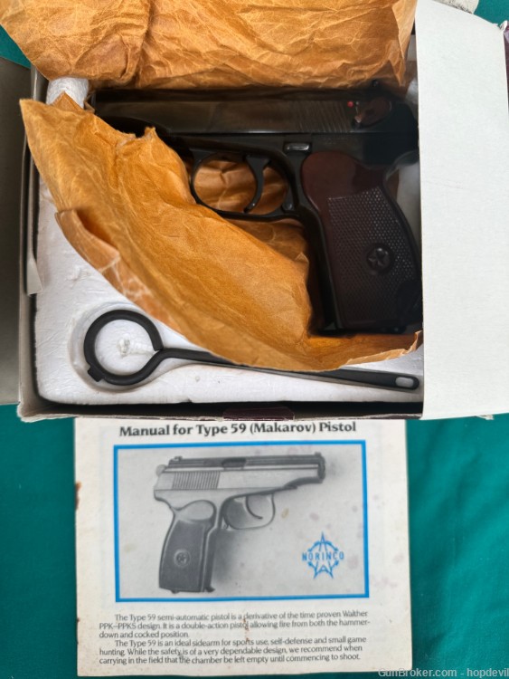 LNIB Norinco Type 59 Makarov Factory Box 9x18 China Chinese -img-0