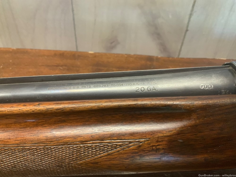 As Is Remington Model 11 28” 20 GA Cut Stock Fair Bore No Reserve-img-10
