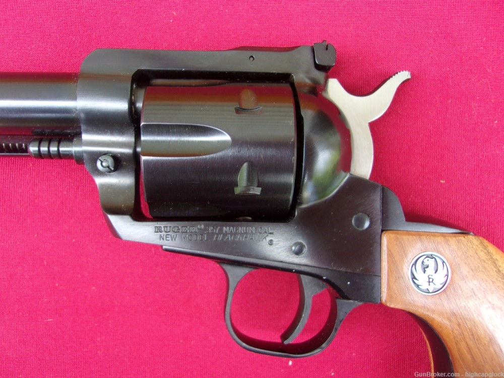 Ruger Blackhawk .357 Mag & 9mm Convertible 6.5" Revolver 1989 NICE $1START-img-8