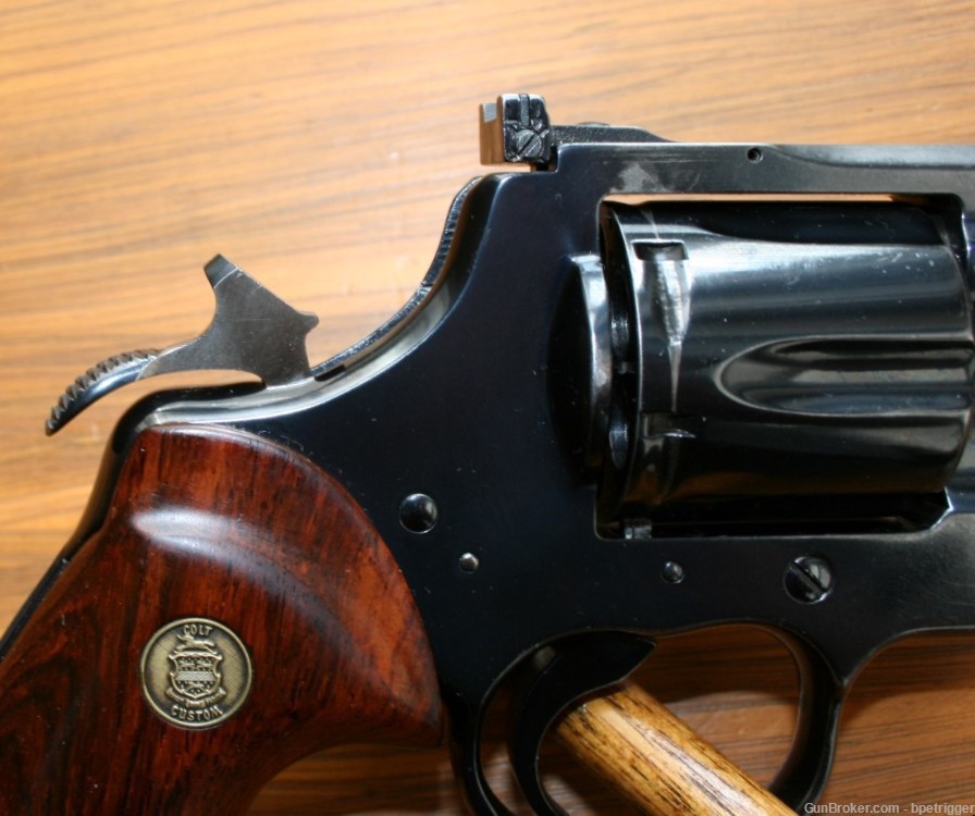 Vintage Colt Python, 6" barrel, Original Royal Blue, Walnut Grip, Mfd. 1979-img-4