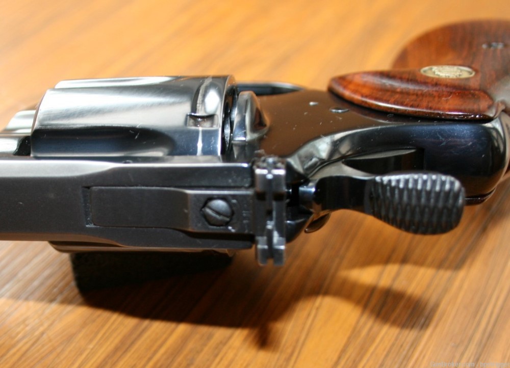 Vintage Colt Python, 6" barrel, Original Royal Blue, Walnut Grip, Mfd. 1979-img-5