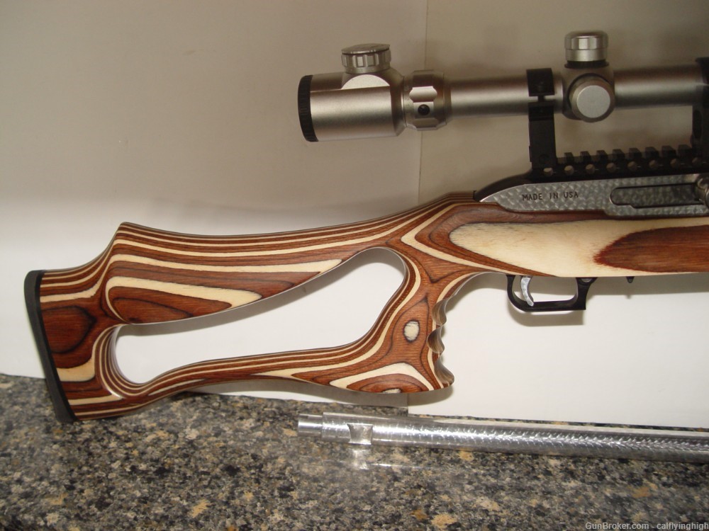 Custom Jeweled Magnum Research .22 Magnum + .17HMR extra Barrel !-img-2