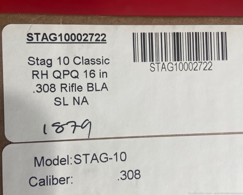 Stag 10 Classic 16" Rifle W/ Nitride .308 Barrel AR-10 FREE SHIP NO CC FEES-img-6