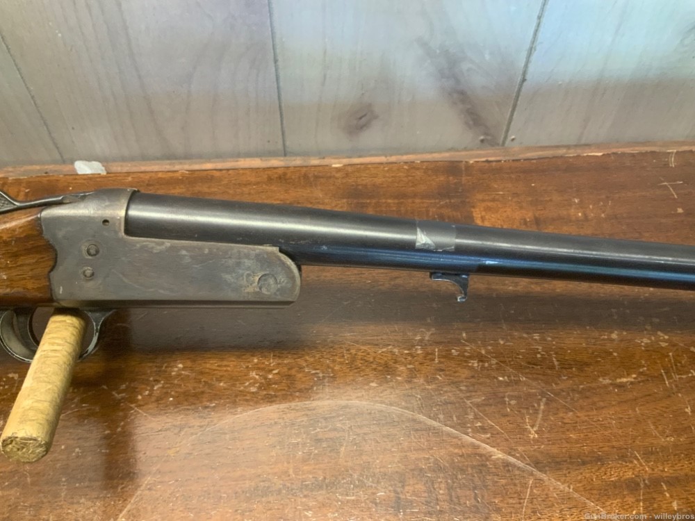 As Is Savage Model 220 B 28” 12 GA No Forend Fair Bore No Reserve-img-4