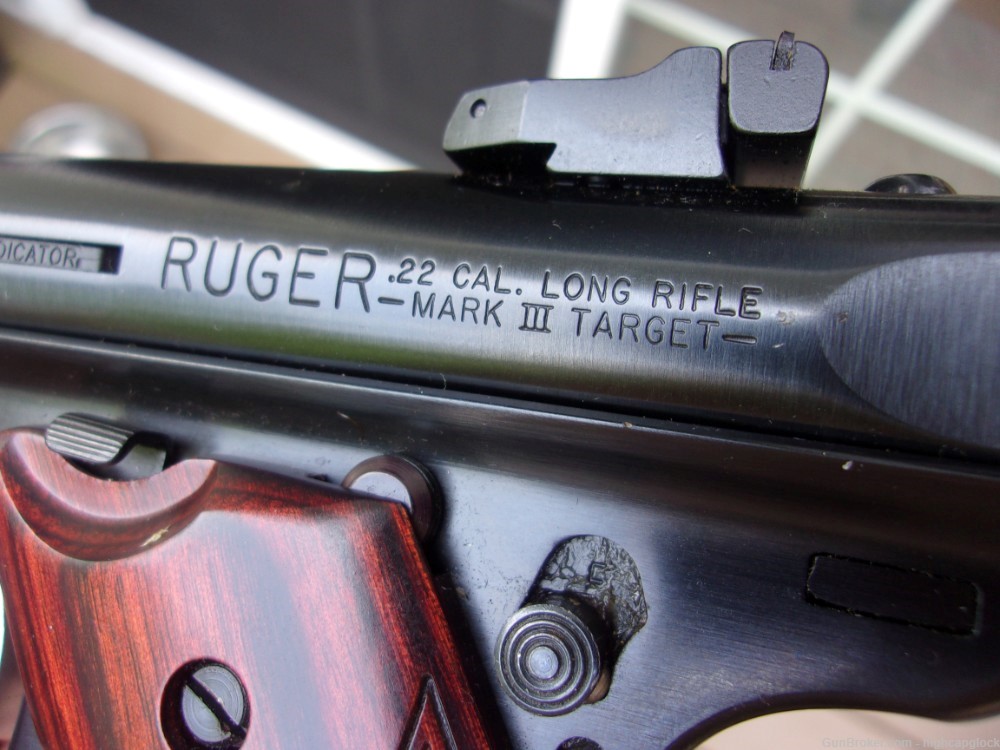 Ruger Mark III .22 TARGET Pistol 60th Anniversary 5.5" 99%+ 2009 $1START-img-7