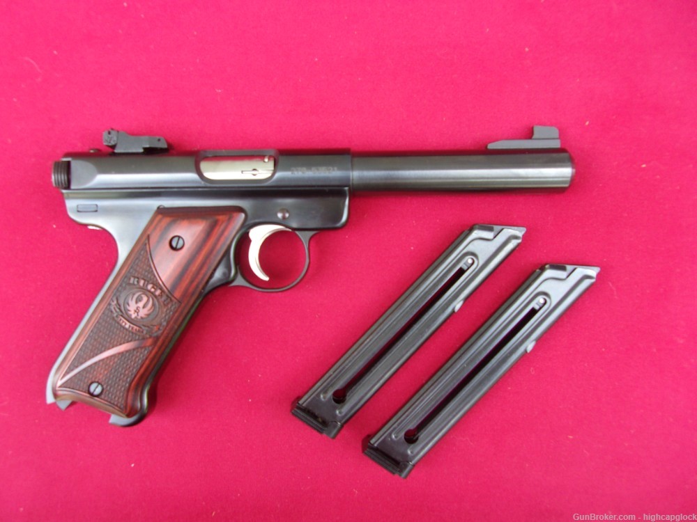 Ruger Mark III .22 TARGET Pistol 60th Anniversary 5.5" 99%+ 2009 $1START-img-2