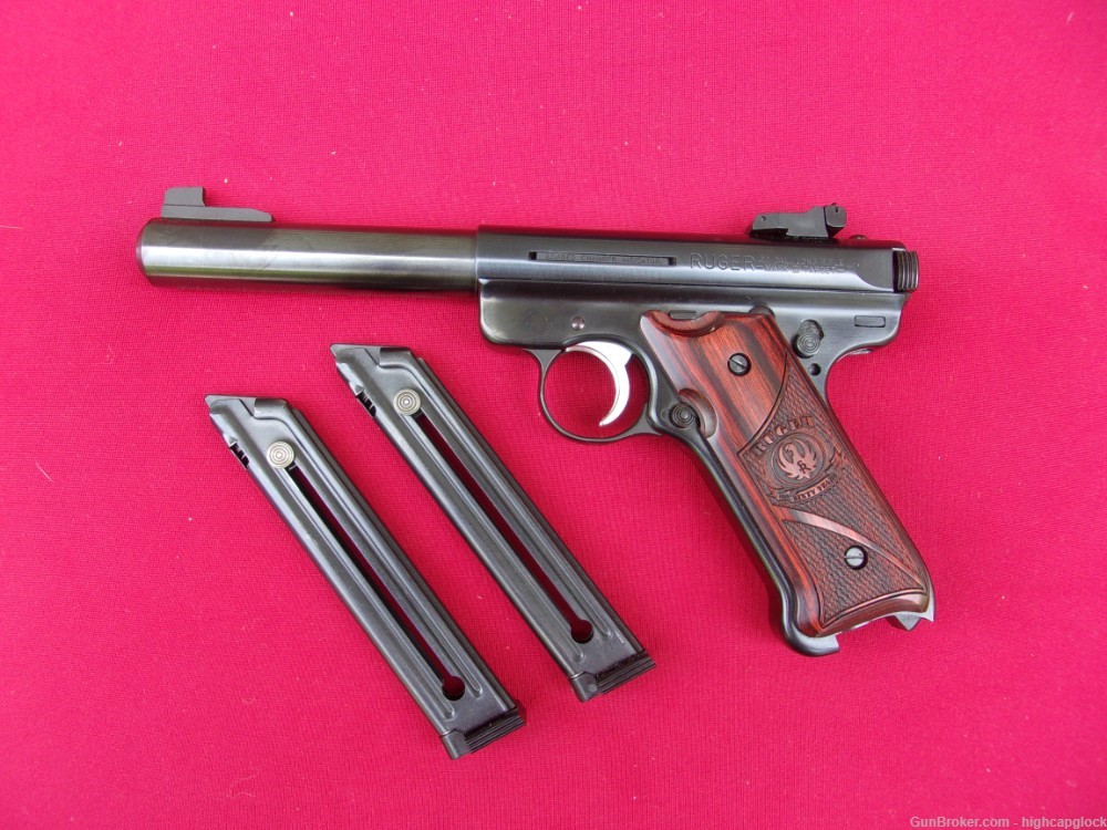 Ruger Mark III .22 TARGET Pistol 60th Anniversary 5.5" 99%+ 2009 $1START-img-3