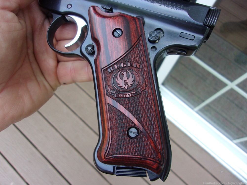 Ruger Mark III .22 TARGET Pistol 60th Anniversary 5.5" 99%+ 2009 $1START-img-4