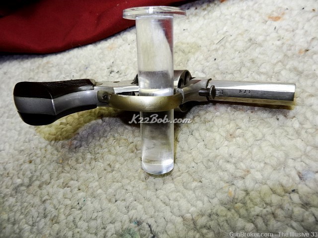 Rare 1860 Remington Rider .32 Rim Fire Double Action Cartridge Revolver DA -img-3
