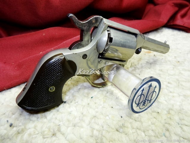 Rare 1860 Remington Rider .32 Rim Fire Double Action Cartridge Revolver DA -img-1