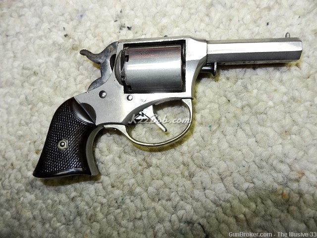 Rare 1860 Remington Rider .32 Rim Fire Double Action Cartridge Revolver DA -img-0