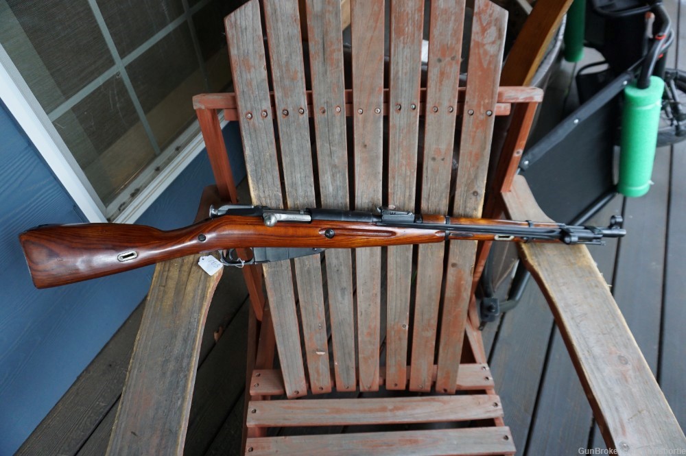 Izhevsk Mosin Nagant M44 M1944 7.62x54r Carbine Laminate Stock-img-0