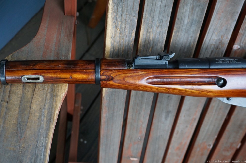 Izhevsk Mosin Nagant M44 M1944 7.62x54r Carbine Laminate Stock-img-13