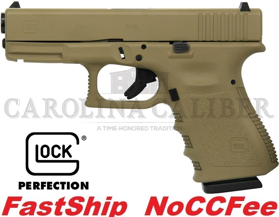 GLOCK G19 19 G3 GEN3 9MM PI1950203FDE-img-0