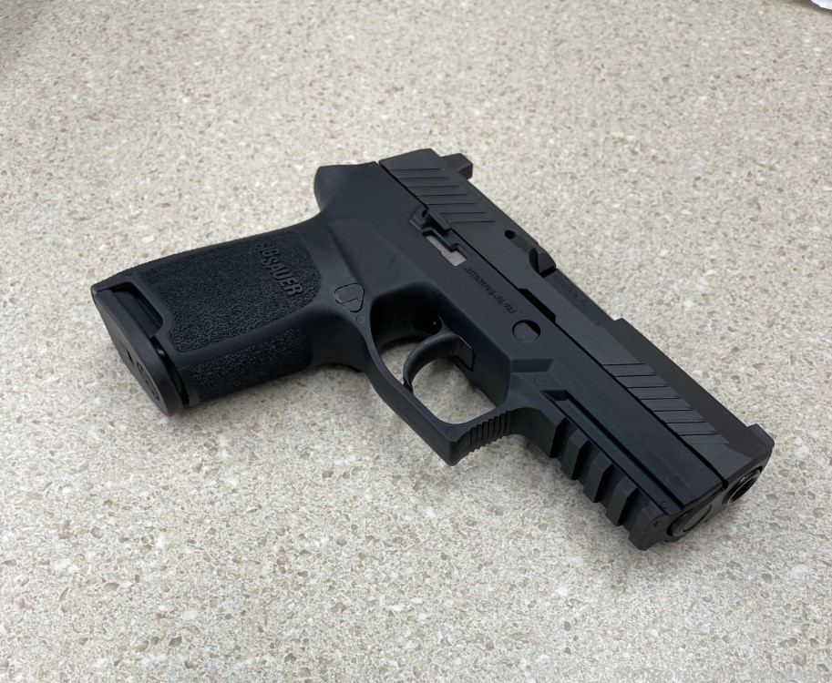 $1.00-Nice-Sig Sauer P320 320 P320C Compact Pro 9mm w/ Tall NS & OR Slide !-img-3