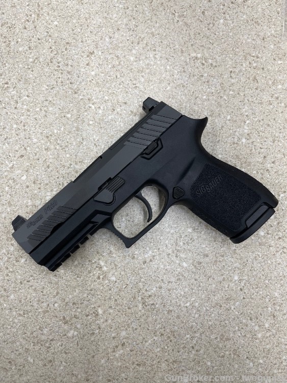 $1.00-Nice-Sig Sauer P320 320 P320C Compact Pro 9mm w/ Tall NS & OR Slide !-img-1