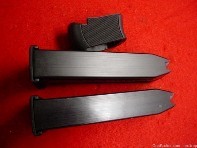 Lot of 2-Factory Ruger SR9- 17 rd.-9mm- Magazines w/Grip- New ! -img-8