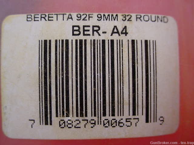 ProMag- Beretta 92F- Magazine- 32 Rd.- 9mm - Steel - New !-img-3