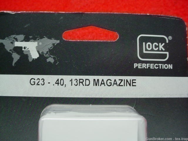 Factory Glock- G23- 40 Cal.- 13 rd. Magazine- New !-img-1
